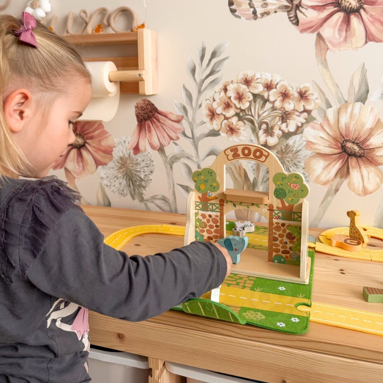 TOOKY TOY Mini ZOO rinkinys Nešiojamas rinkinys krepšys gyvūnai 3 TOOKY TOY Mini ZOO rinkinys Nešiojamas rinkinys krepšys gyvūnai 3