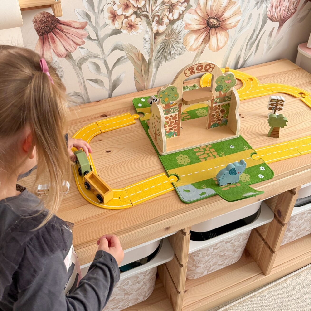 TOOKY TOY Mini ZOO rinkinys Nešiojamas rinkinys krepšys gyvūnai 5 TOOKY TOY Mini ZOO rinkinys Nešiojamas rinkinys krepšys gyvūnai 5