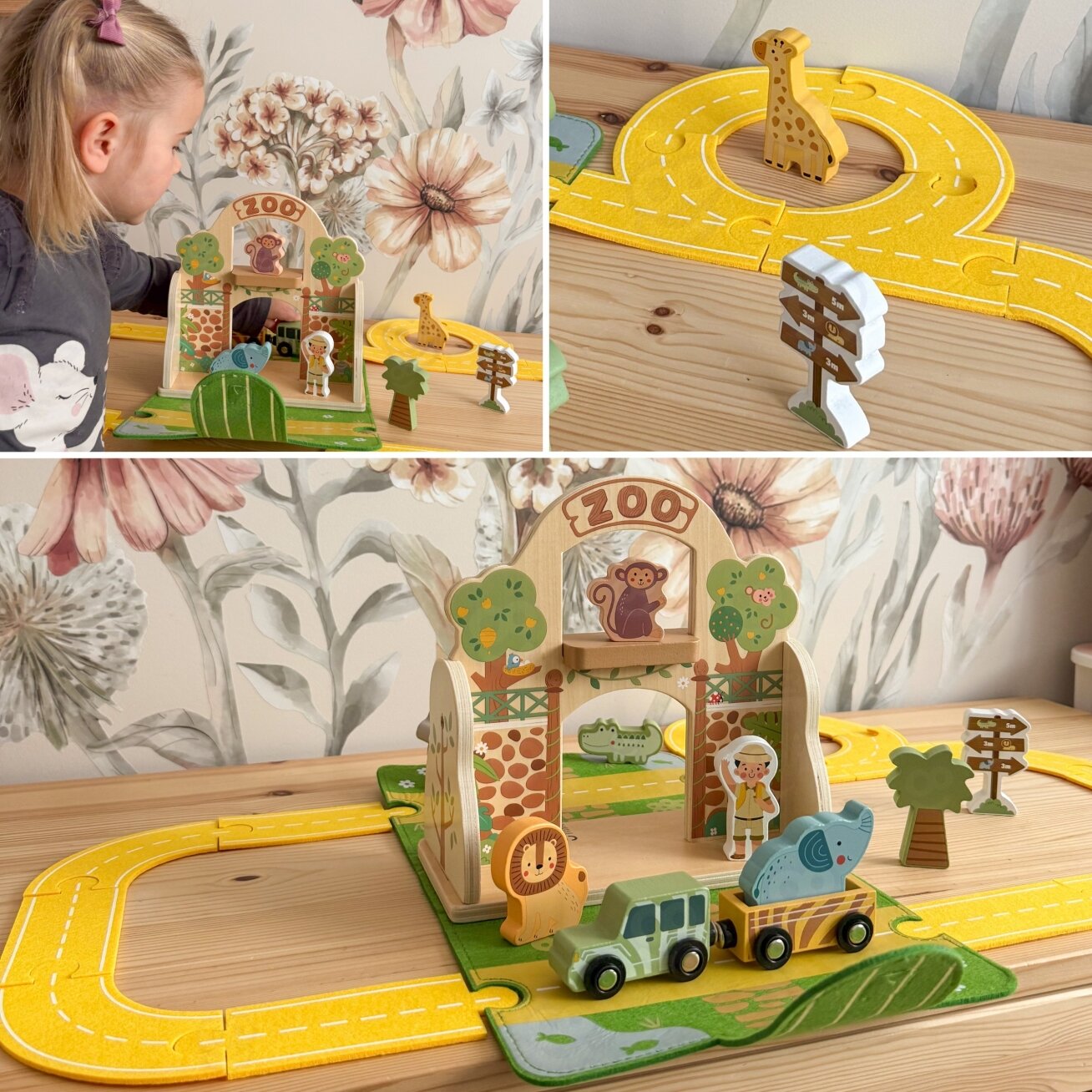TOOKY TOY Mini ZOO rinkinys Nešiojamas rinkinys krepšys gyvūnai 8 TOOKY TOY Mini ZOO rinkinys Nešiojamas rinkinys krepšys gyvūnai 8