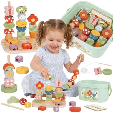 TOOKY TOY Edukacinė dėžutė 5in1 Magiškas sodas Montessori
