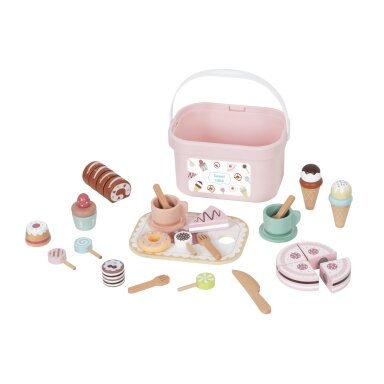 TOOKY TOY Sweet Cake medinis saldumynų rinkinys dėžutėje Konditerija Ledainė