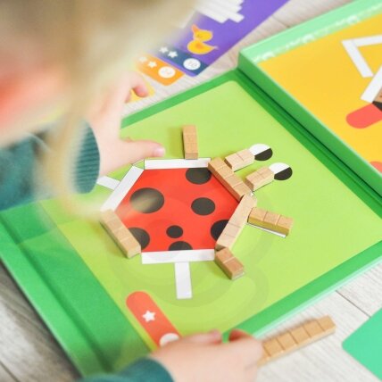 TOOKY TOY Dėlionė Loginis žaidimas Galvosūkiai Magnetinės kaladėlės vaikams 49 el. 11 TOOKY TOY Dėlionė Loginis žaidimas Galvosūkiai Magnetinės kaladėlės vaikams 49 el. 11