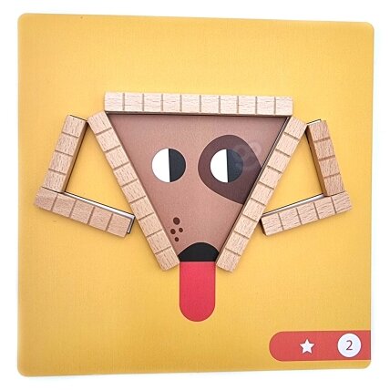 TOOKY TOY Dėlionė Loginis žaidimas Galvosūkiai Magnetinės kaladėlės vaikams 49 el. 7 TOOKY TOY Dėlionė Loginis žaidimas Galvosūkiai Magnetinės kaladėlės vaikams 49 el. 7