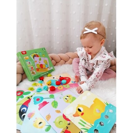 TOOKY TOY Dėlionė Kaladėlės vaikams Gyvūnai Derinimas Formų ir spalvų mokymasis + kortelės 1 TOOKY TOY Dėlionė Kaladėlės vaikams Gyvūnai Derinimas Formų ir spalvų mokymasis + kortelės 1