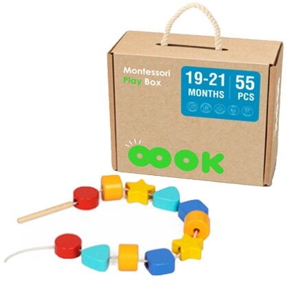 TOOKY TOY Box Dėžutė XXL Montessori edukacinė 7in1 sensorinė 19-21 mėn. 4