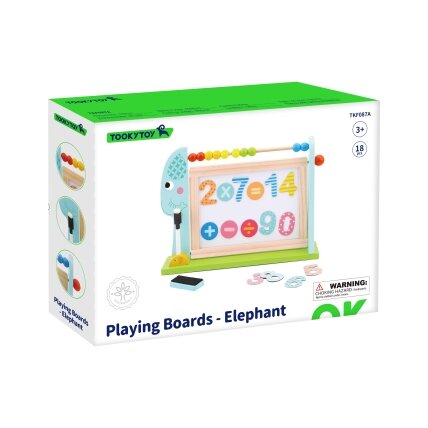 TOOKY TOY Didelė medinė dvipusė magnetinė + kreidinė lenta 4 TOOKY TOY Didelė medinė dvipusė magnetinė + kreidinė lenta 4