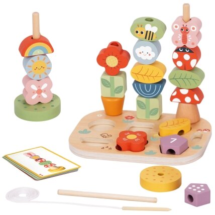 TOOKY TOY Edukacinė dėžutė 5in1 Magiškas sodas Montessori 10