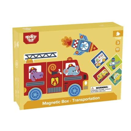 TOOKY TOY Edukacinė Montessori magnetinė dėlionė dėžutėje vaikams 80 el. 8 TOOKY TOY Edukacinė Montessori magnetinė dėlionė dėžutėje vaikams 80 el. 8