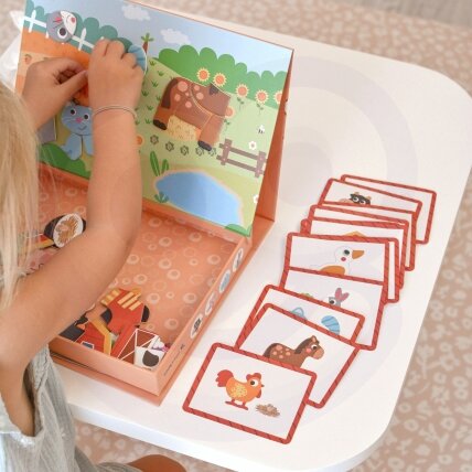 TOOKY TOY Magnetinė dėlionė Ūkis Puzzle 2