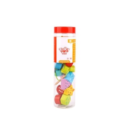 TOOKY TOY Medinės suveriamos kaladėlės Vikšras Skaičiavimo mokymasis 20 vnt. 4