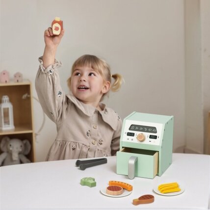 TOOKY TOY Medinė Air Fryer karšto oro gruzdintuvė be riebalų 3 TOOKY TOY Medinė Air Fryer karšto oro gruzdintuvė be riebalų 3