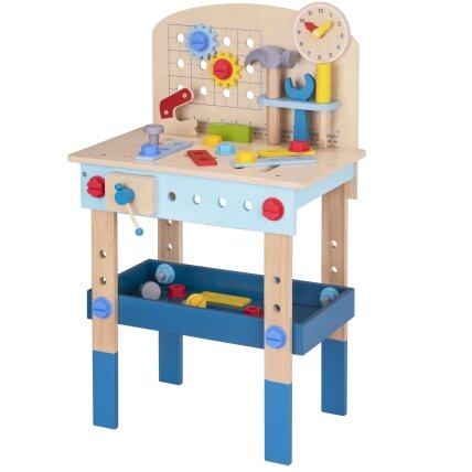 TOOKY TOY Medinis meistravimo stalas dirbtuvės 10