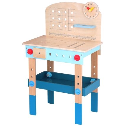 TOOKY TOY Medinis meistravimo stalas dirbtuvės 11