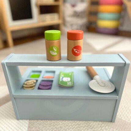 TOOKY TOY picerija Medinė picos krosnis Priedai 7 TOOKY TOY picerija Medinė picos krosnis Priedai 7