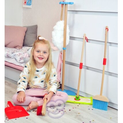 TOOKY TOY Medinis valymo rinkinys vaikams 6 el. 11 TOOKY TOY Medinis valymo rinkinys vaikams 6 el. 11