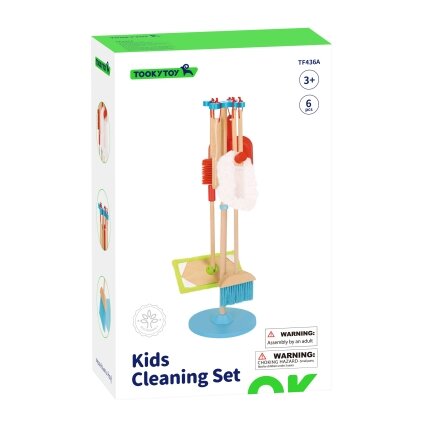 TOOKY TOY Medinis valymo rinkinys vaikams 6 el. 13