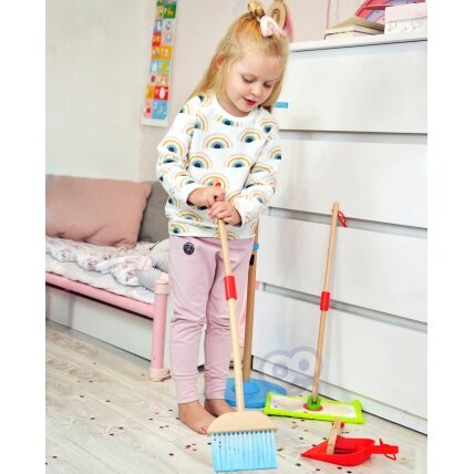 TOOKY TOY Medinis valymo rinkinys vaikams 6 el. 9 TOOKY TOY Medinis valymo rinkinys vaikams 6 el. 9