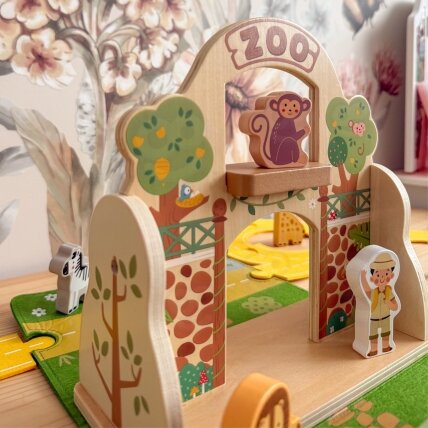 TOOKY TOY Mini ZOO rinkinys Nešiojamas rinkinys krepšys gyvūnai 1 TOOKY TOY Mini ZOO rinkinys Nešiojamas rinkinys krepšys gyvūnai 1