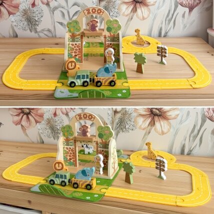 TOOKY TOY Mini ZOO rinkinys Nešiojamas rinkinys krepšys gyvūnai 4 TOOKY TOY Mini ZOO rinkinys Nešiojamas rinkinys krepšys gyvūnai 4