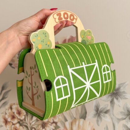 TOOKY TOY Mini ZOO rinkinys Nešiojamas rinkinys krepšys gyvūnai 9 TOOKY TOY Mini ZOO rinkinys Nešiojamas rinkinys krepšys gyvūnai 9