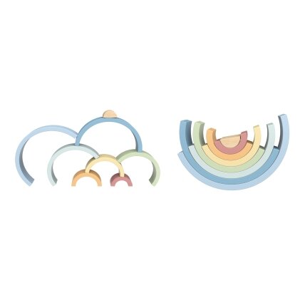 TOOKY TOY Pastelinė dėlionė Medinės Montessori kaladėlės Vaivorykštė 2 TOOKY TOY Pastelinė dėlionė Medinės Montessori kaladėlės Vaivorykštė 2