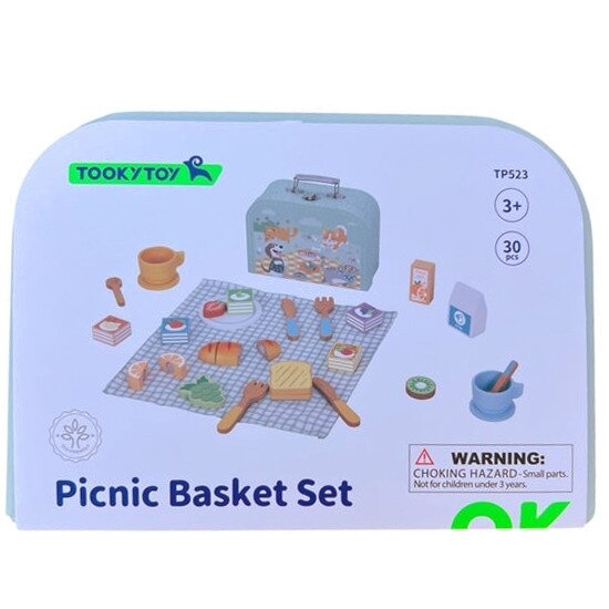 TOOKY TOY Pikniko rinkinys Pjaustomi vaisiai Pusryčių rinkinys 14 TOOKY TOY Pikniko rinkinys Pjaustomi vaisiai Pusryčių rinkinys 14