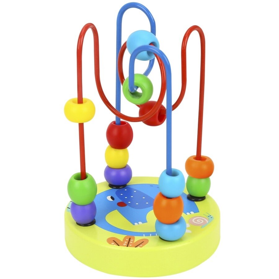 TOOKY TOY medinė edukacinė motorinė kilpa – labirintas, vėrimo žaidimas 1 TOOKY TOY medinė edukacinė motorinė kilpa – labirintas, vėrimo žaidimas 1