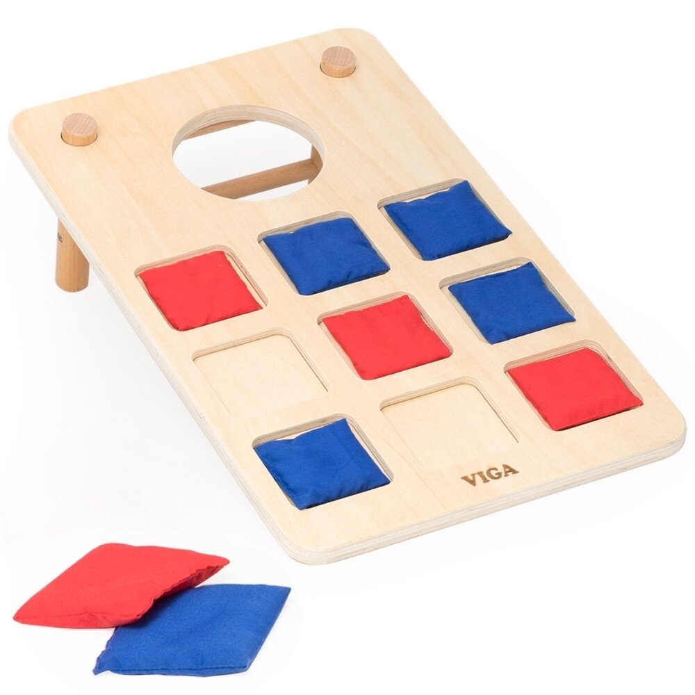 Viga Vikrumo žaidimas 2in1 Kryžiukai ir nuliukai + Cornhole – metimas į taikinį 5 Viga Vikrumo žaidimas 2in1 Kryžiukai ir nuliukai + Cornhole – metimas į taikinį 5
