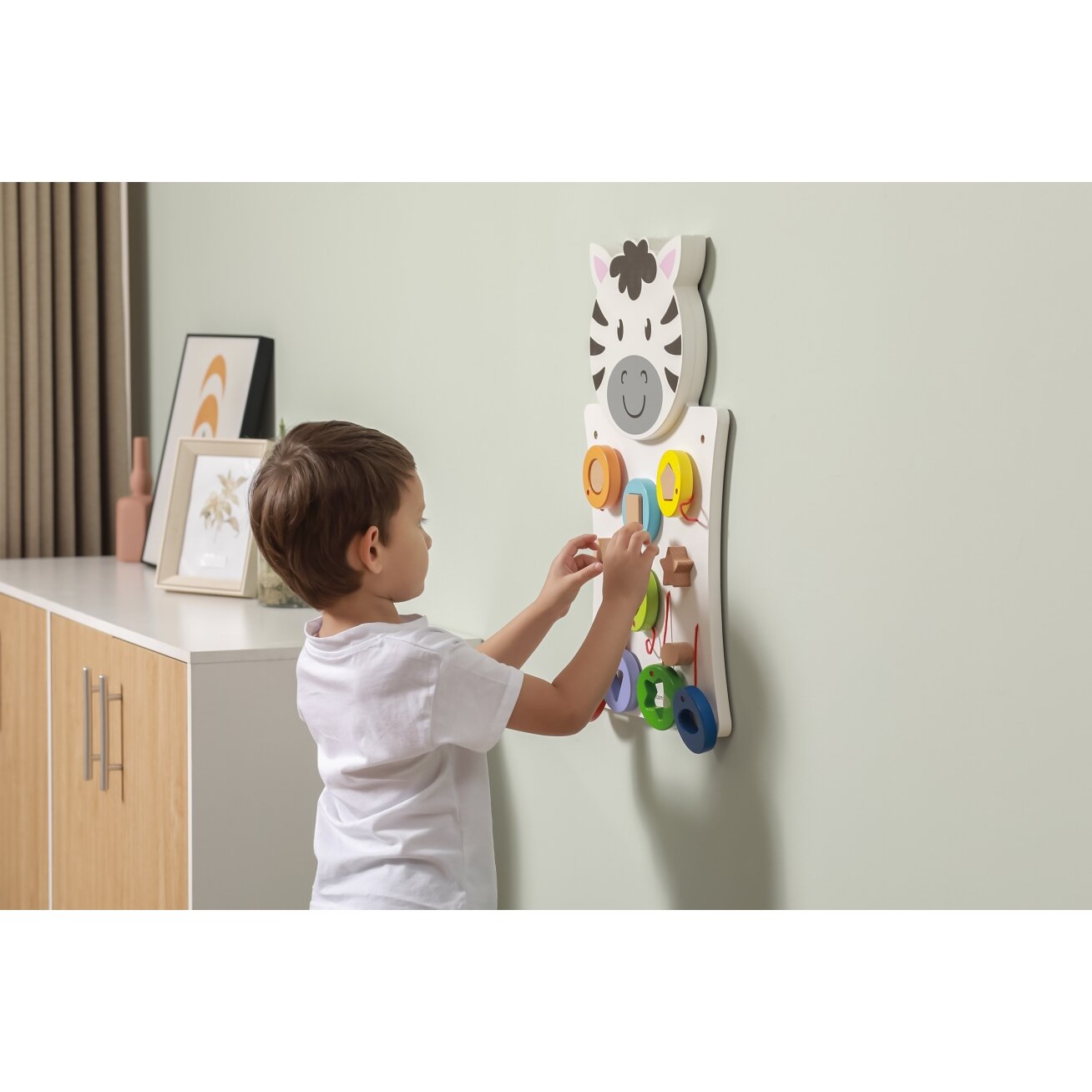VIGA medinė manipuliacinė lentelė Zebra FSC sertifikatas Montessori 6 VIGA medinė manipuliacinė lentelė Zebra FSC sertifikatas Montessori 6