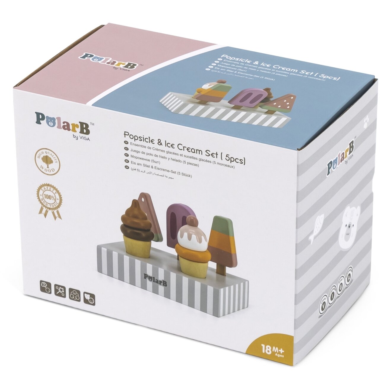 VIGA PolarB ledai ant pagaliuko su stovu, 5 vnt. 11