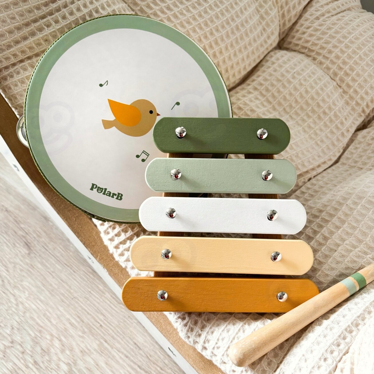 VIGA PolarB muzikos instrumentų rinkinys, žalias 3