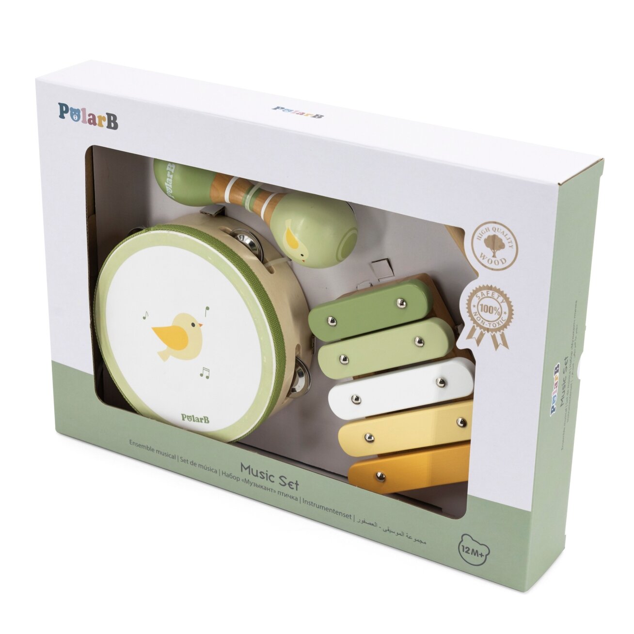 VIGA PolarB muzikos instrumentų rinkinys, žalias 8