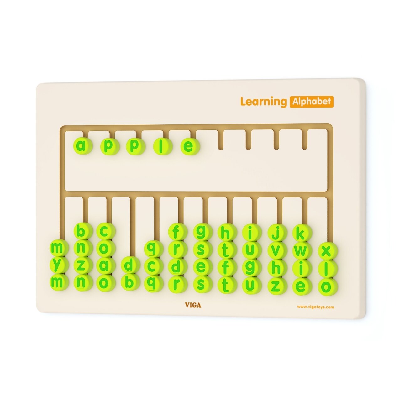 Viga Toys Sensorinė lenta Abėcėlės mokymuisi 1 Viga Toys Sensorinė lenta Abėcėlės mokymuisi 1