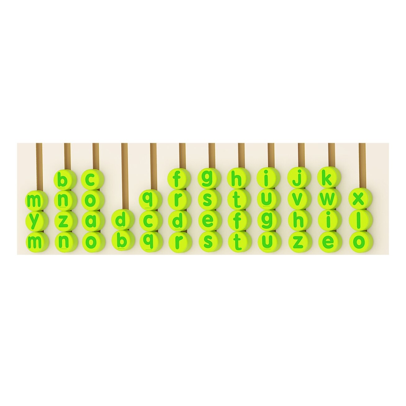 Viga Toys Sensorinė lenta Abėcėlės mokymuisi 2 Viga Toys Sensorinė lenta Abėcėlės mokymuisi 2