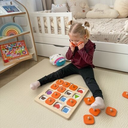 Viga Memory atminties žaidimas „Atspėk paveikslėlius“ 10 kortelių Montessori 3 Viga Memory atminties žaidimas „Atspėk paveikslėlius“ 10 kortelių Montessori 3