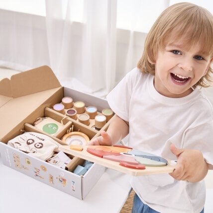 VIGA edukacinių žaislų rinkinys dėžutėje (Box) nuo 36 mėn. 6 VIGA edukacinių žaislų rinkinys dėžutėje (Box) nuo 36 mėn. 6