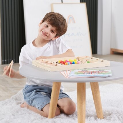 VIGA Medinis žaidimas „Pagauk ir suderink“ su kamuoliukais, Montessori dėlionė 11