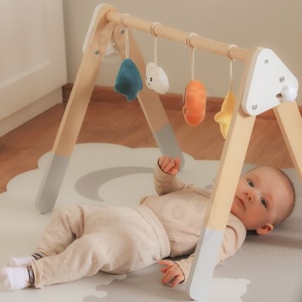 VIGA PolarB kūdikio žaidimų lankas su stovu Baby Gym 1