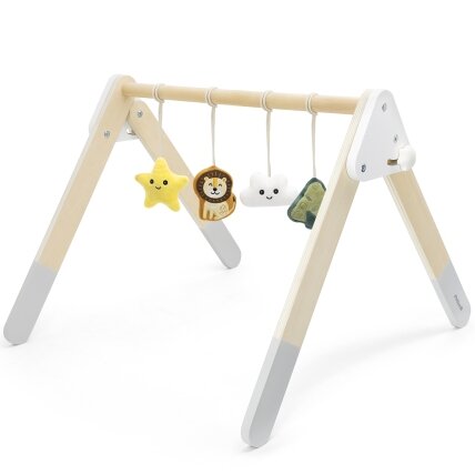 VIGA PolarB kūdikio žaidimų lankas su stovu Baby Gym 4 VIGA PolarB kūdikio žaidimų lankas su stovu Baby Gym 4