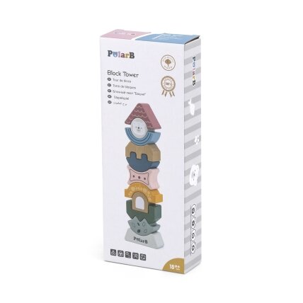 VIGA PolarB medinė balansavimo dėlionė bokštas 11 VIGA PolarB medinė balansavimo dėlionė bokštas 11