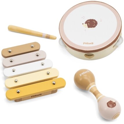VIGA PolarB muzikos instrumentų rinkinys su ežiuku VIGA PolarB muzikos instrumentų rinkinys su ežiuku