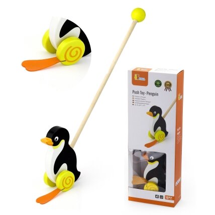 Viga Toys medinis stumdukas Pingvinas 1