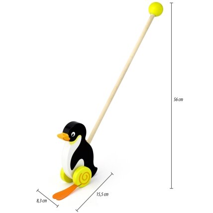 Viga Toys medinis stumdukas Pingvinas 3 Viga Toys medinis stumdukas Pingvinas 3