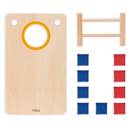 Viga Vikrumo žaidimas 2in1 Kryžiukai ir nuliukai + Cornhole – metimas į taikinį 4