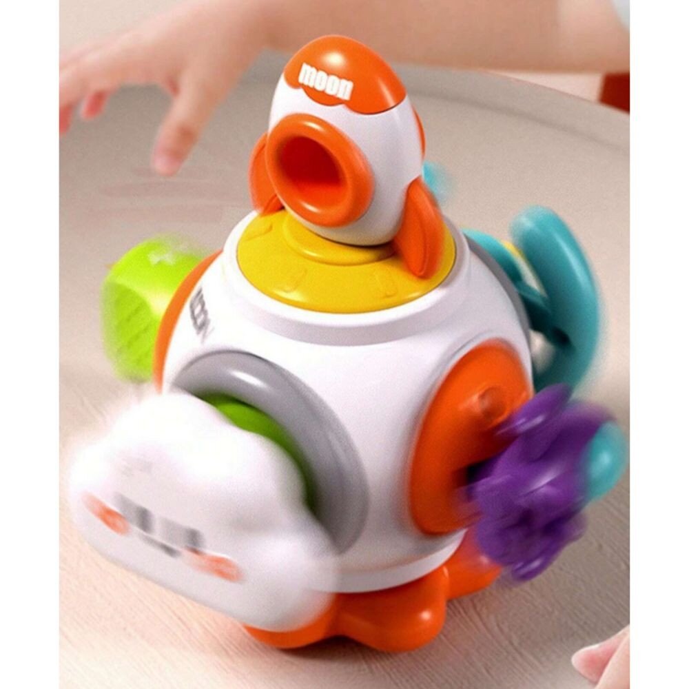 WOOPIE BABY Kosminis raketos kamuolys 6in1 Montessori 18m+ 3