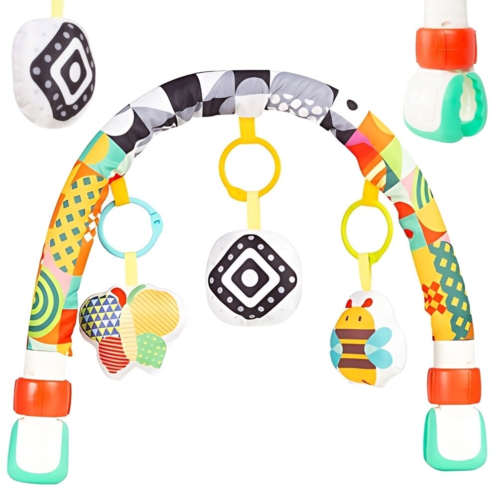 WOOPIE BABY Lankas laikiklis su pakabukais lovytei, vežimėliui, automobilinei kėdutei WOOPIE BABY Lankas laikiklis su pakabukais lovytei, vežimėliui, automobilinei kėdutei