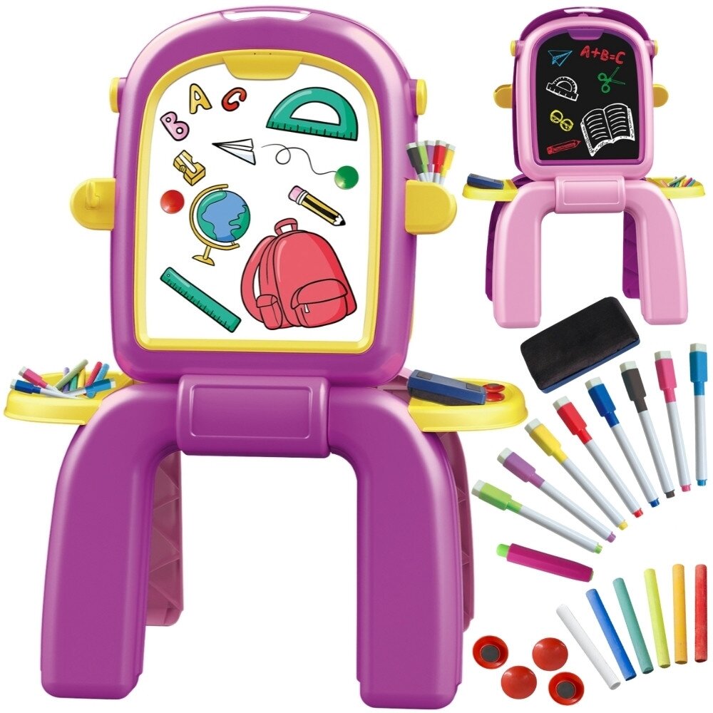 WOOPIE 2in1 dvipusė piešimo lenta
