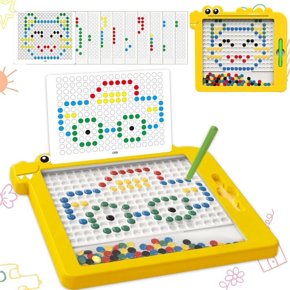WOOPIE magnetinė lenta vaikams Montessori MagPad dinozauras 5