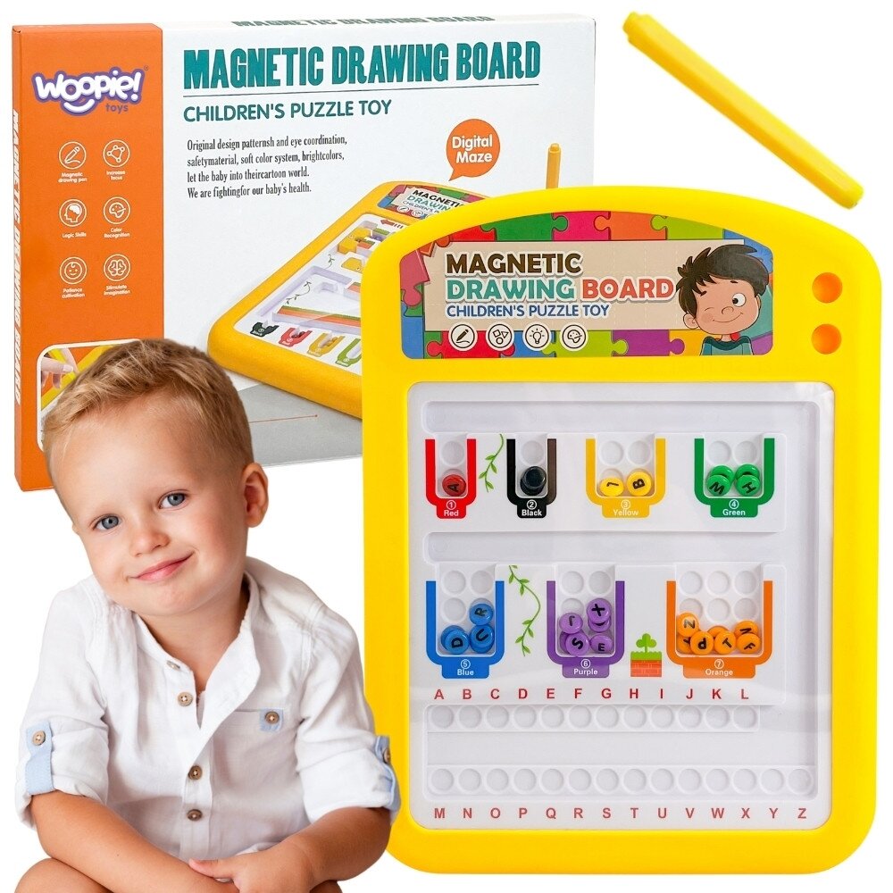 WOOPIE Montessori magnetinė lentelė piešimui