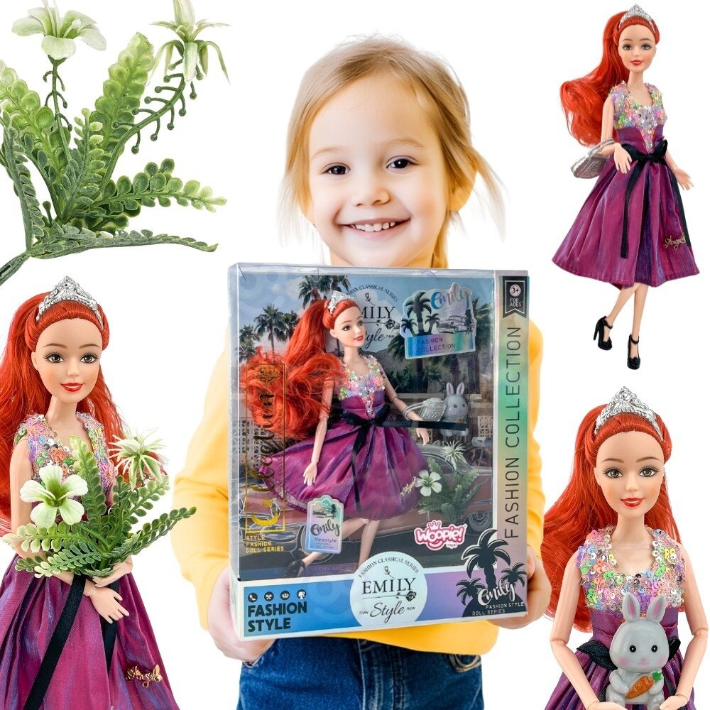 WOOPIE ROYAL lėlė Emi Style Fashion 32 cm – stilinga princesė rožinėje suknelėje + priedai WOOPIE ROYAL lėlė Emi Style Fashion 32 cm – stilinga princesė rožinėje suknelėje + priedai